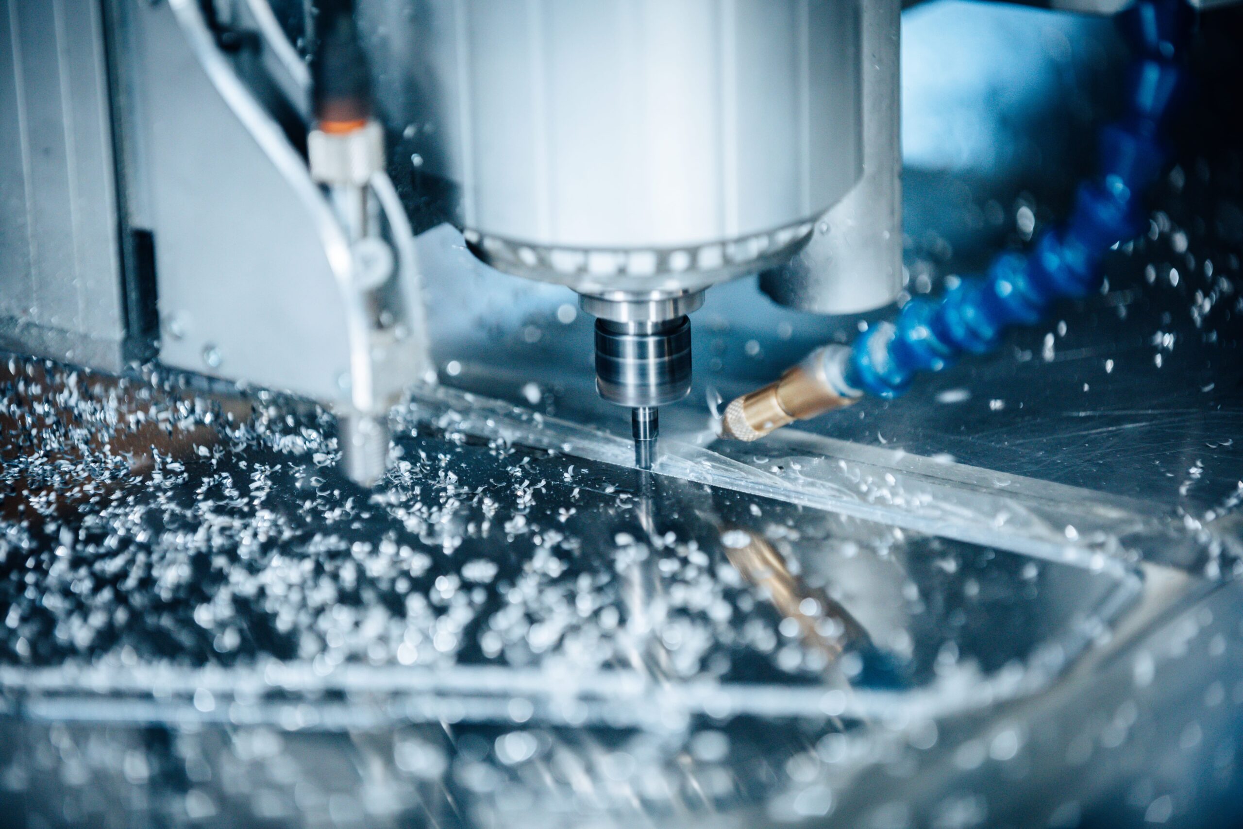 Frästeile an der CNC Portalfräse